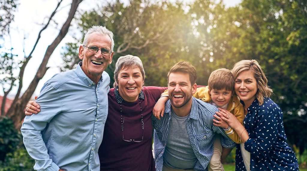 Happy Family with Estate Planning